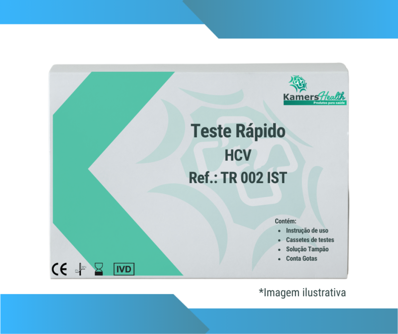 Teste Rápido de Hepatite C (HCV) (WB/S/P-Cassete)