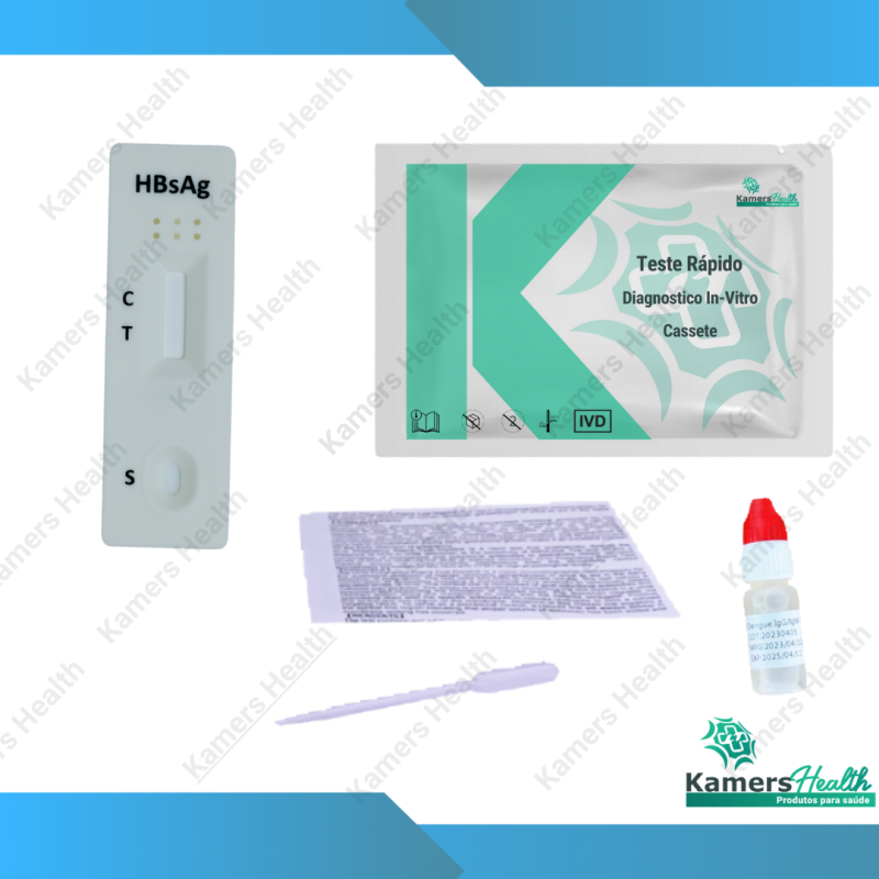 Teste Rápido de Hepatite B (HBsAg) (WB/S/P-Cassete)